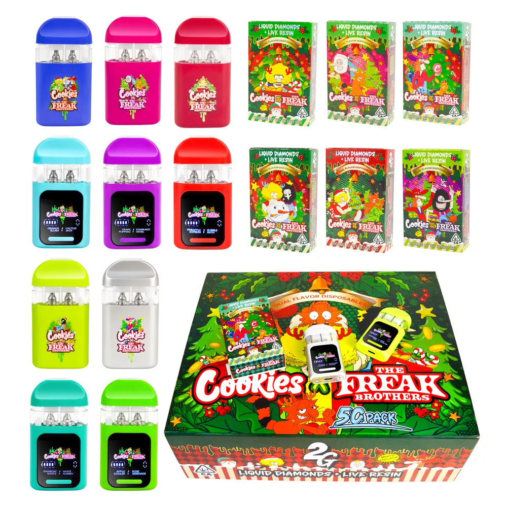 Cookies The Freak Brothers Disposable Vape 2 g Dual Chamber USA STOCK