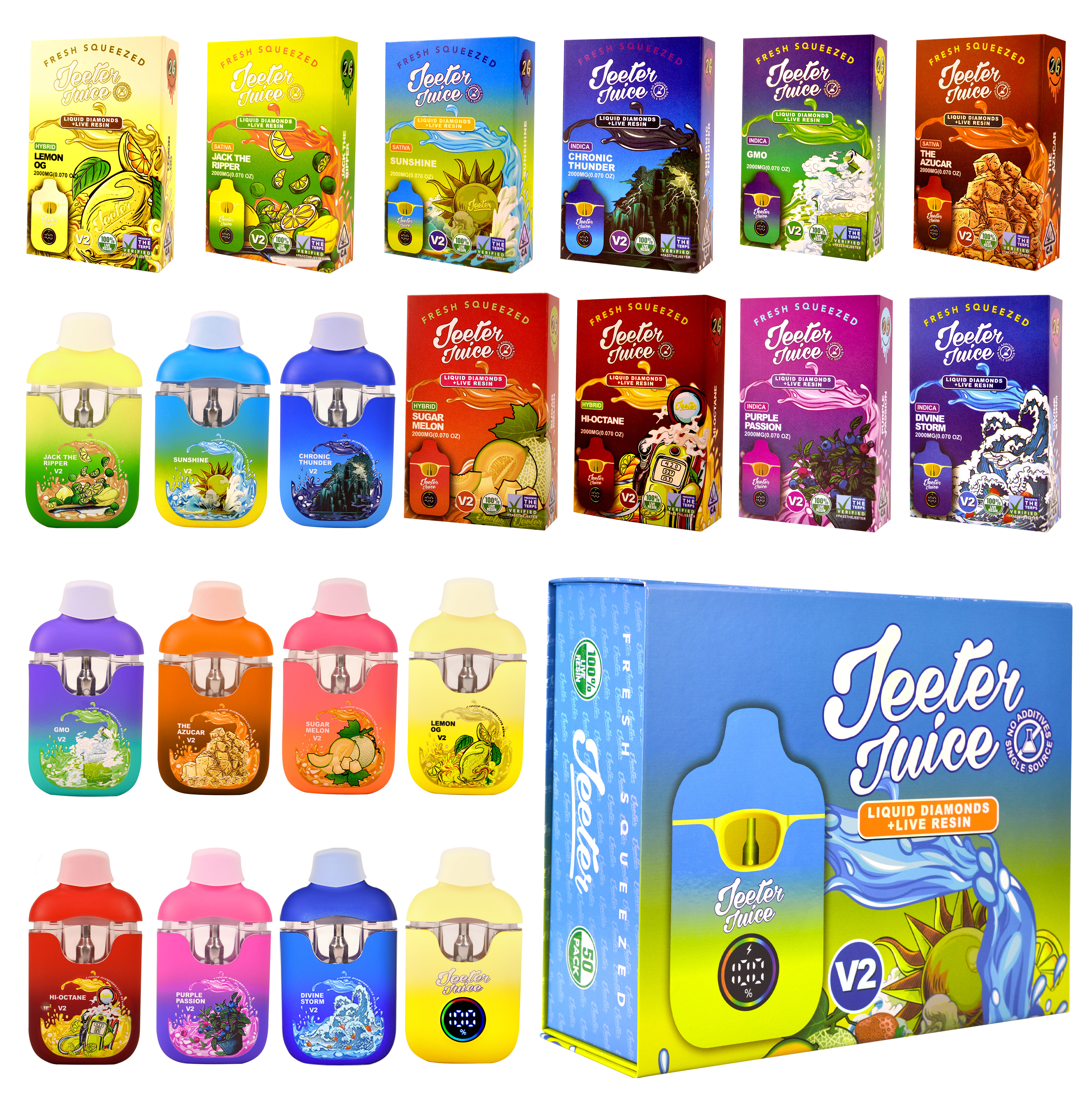 1ml jeeter juice disposable vape pens Concentrates Pen - Full Lineup main image 1