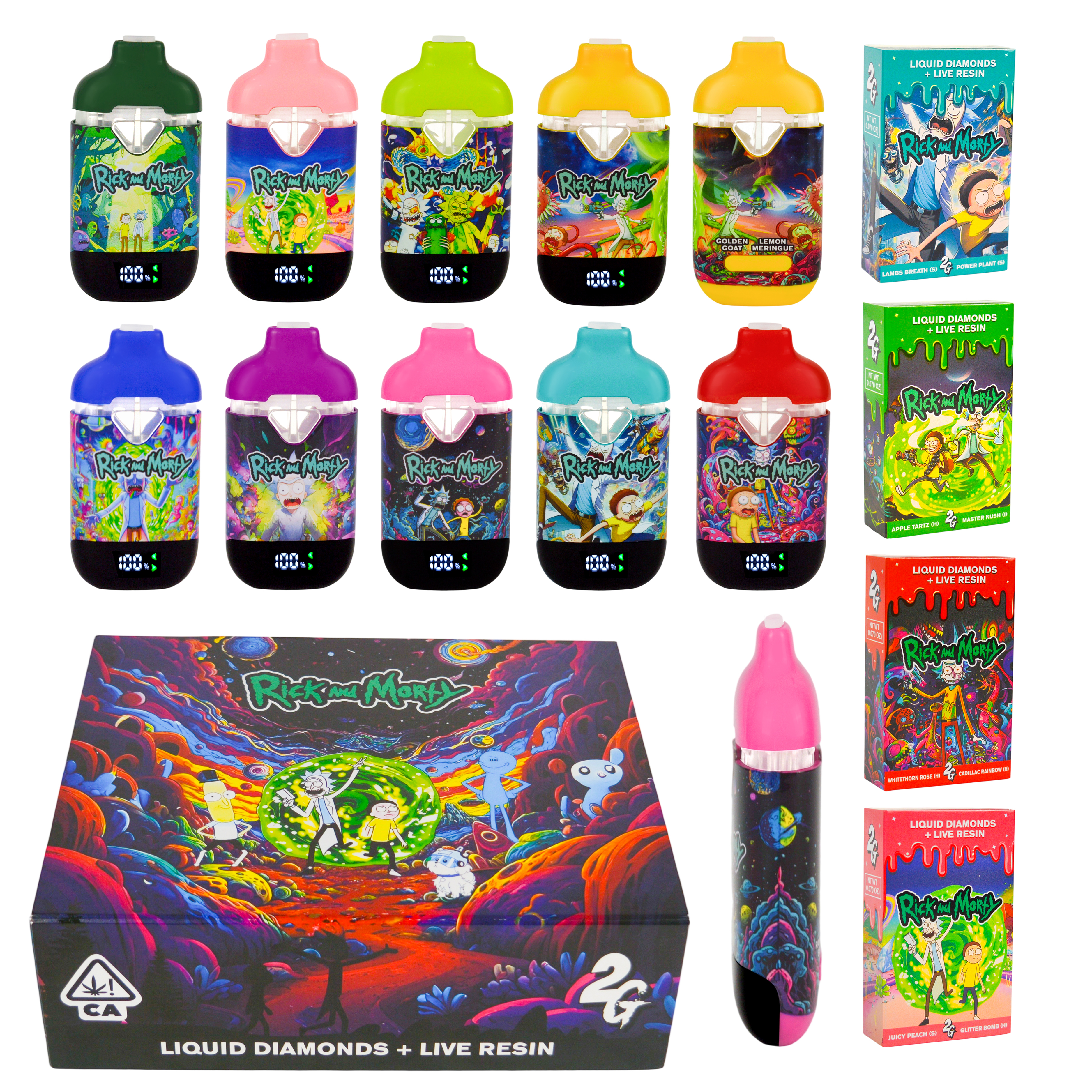 elfbar elfa master akku Rick and Morty Vape Blueberry Sour Raspberry 7000 Puffs Tornado main image 1