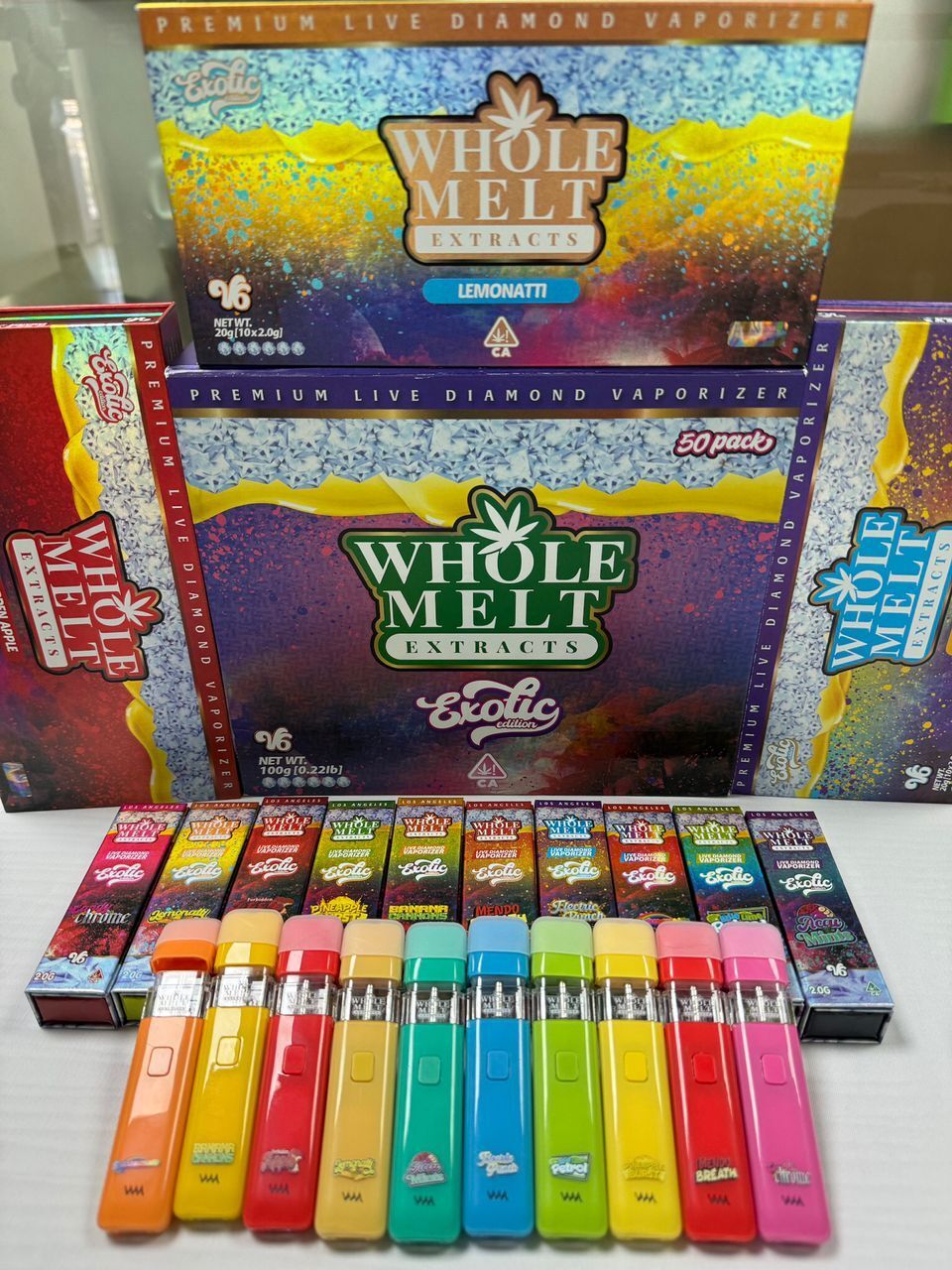 Newest Whole Melt V6 Exotic Vape Pen USA UK Stock 2ml Leak Proof Premium Disposable  Vape Pen