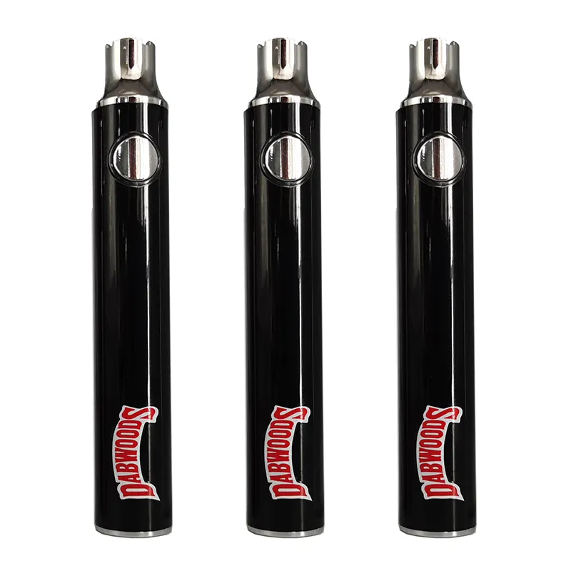 High quality Dabwoods 650mah battery custom made packaging box rechargeable bottom