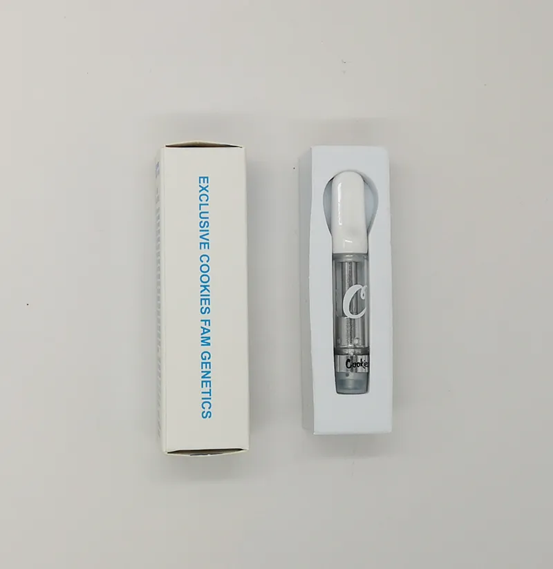 High Flyers Cookies Vape Cartridges Atomizer Thick Oil Premium Heating Vaporizer Leak Proof 0.8ml 1.0ml E Cig Carts