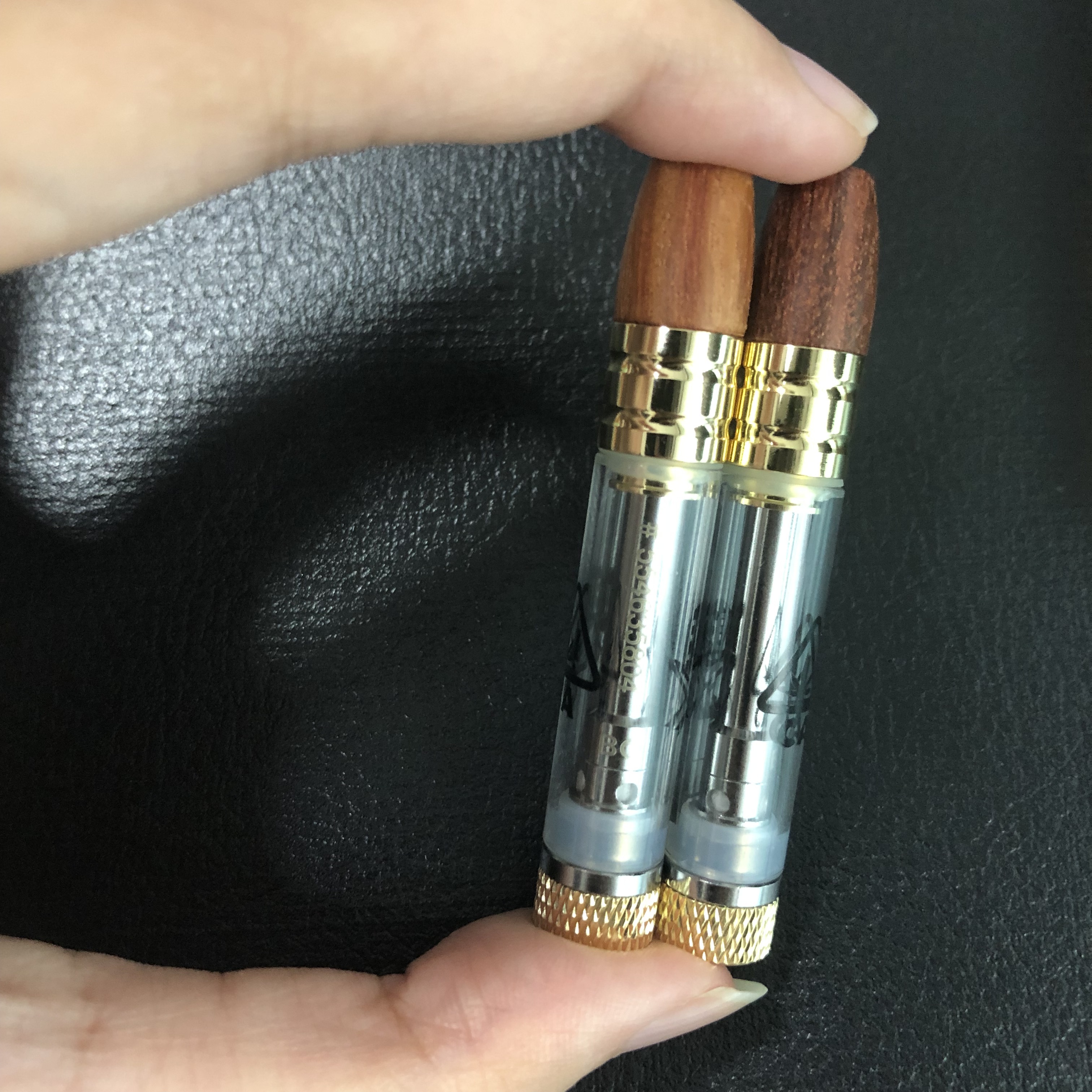 0.8ML Big Chief Carts Atomizers Disposable Vape Pens Green Wood Material Cartridges Packaging