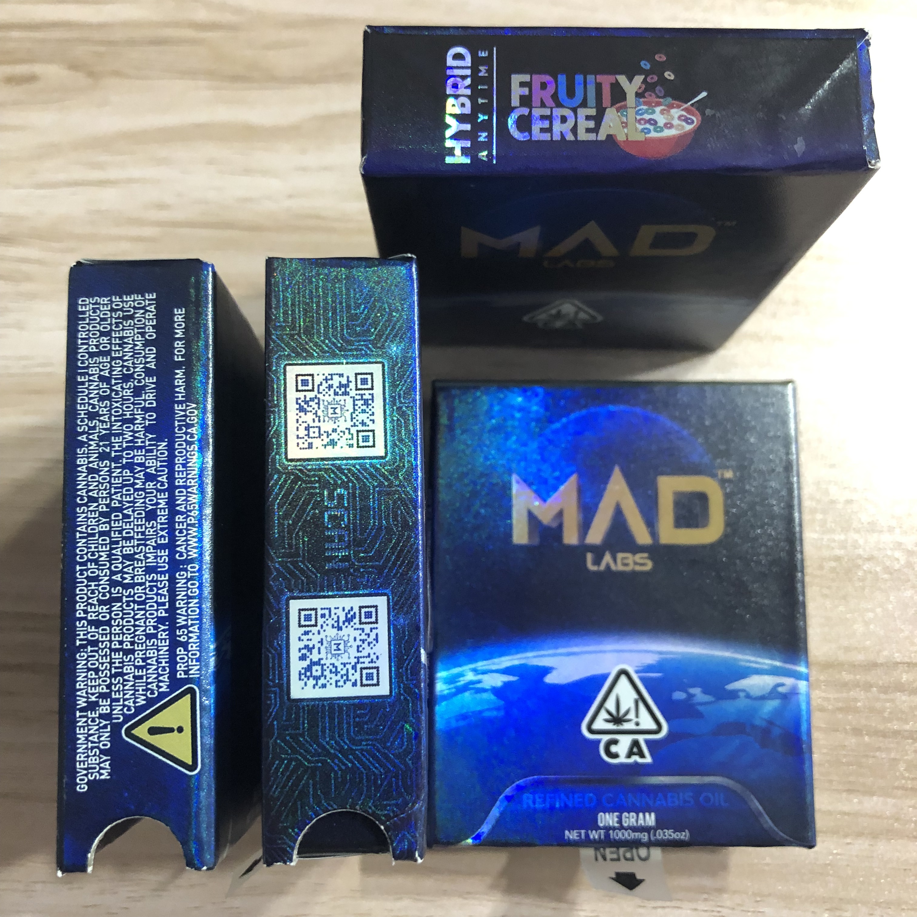 MAD Labs Ceramic Coil Vape Cartridge 510 Thread Carts E Cigarettes Atomizer 0.8ML Empty Vapes Pen Cartridges