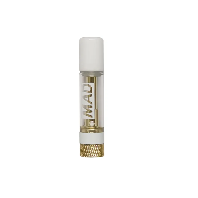 MAD Labs Ceramic Coil Vape Cartridge 510 Thread Carts E Cigarettes Atomizer 0.8ML Empty Vapes Pen Cartridges