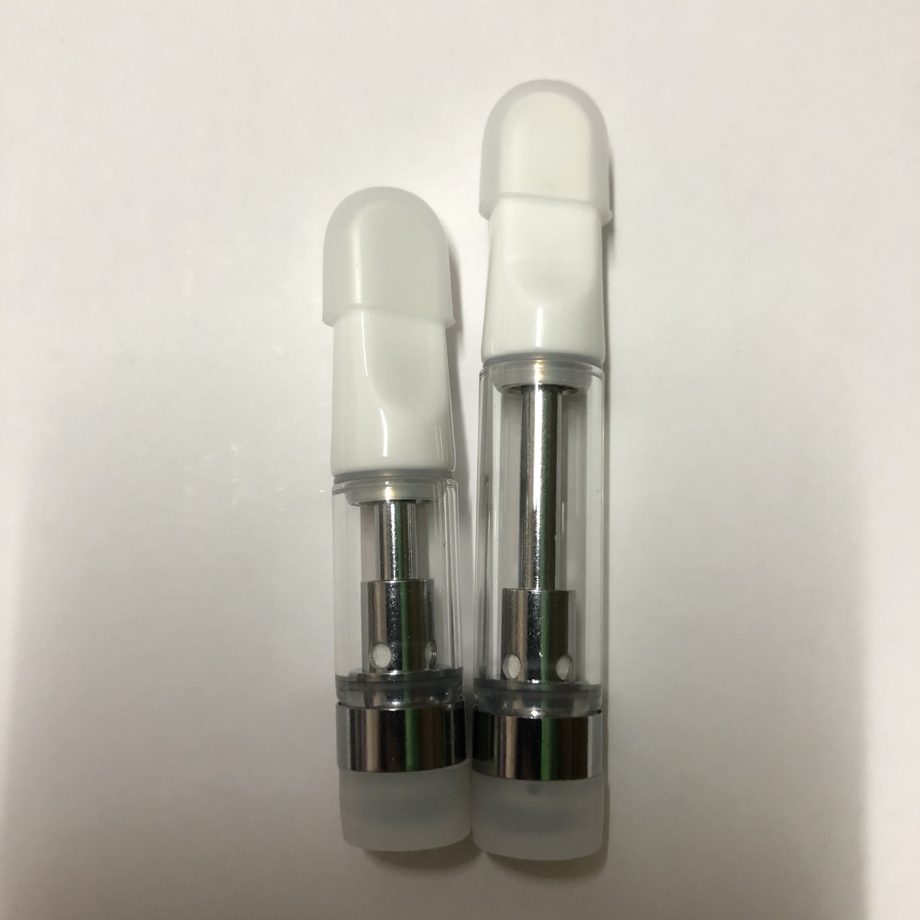 USA Stock TH205 Ceramic Vape Cartridges 510 Thread E Cig Empty Atomizer 0.5ml 0.8ml 1.0ml Screw Tip 