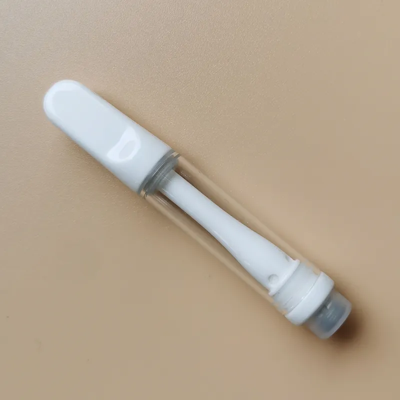 USA Stock Full Ceramic Vape Cartridges 510 Thread Screw Tip Top End Thick Oil Atomizer Pen 