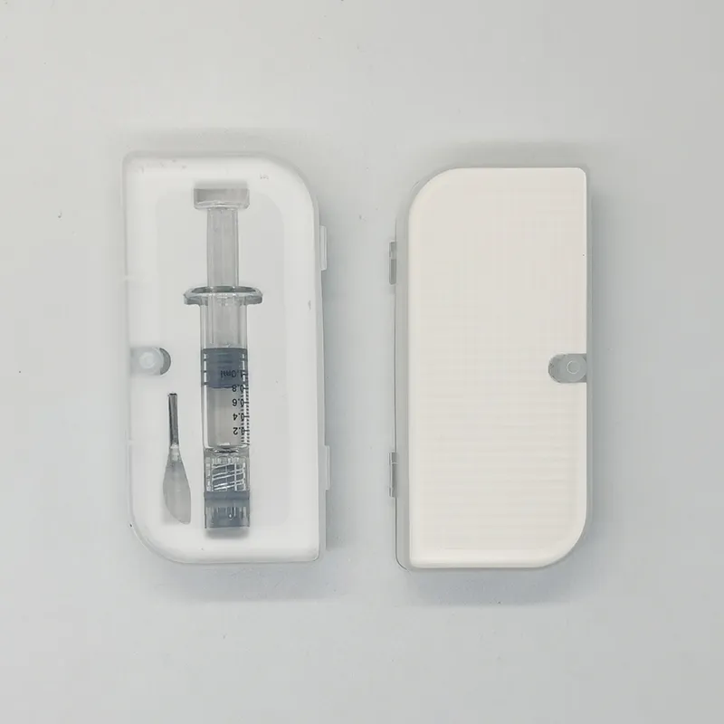 Vape Cartridges Oil Storage Glass Syringes 1ml Lure Lock Disposable Vaporizer Injection Syringe 