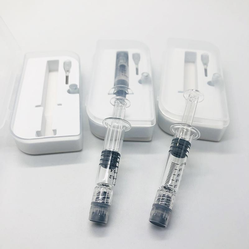 Vape Cartridges Oil Storage Glass Syringes 1ml Lure Lock Disposable Vaporizer Injection Syringe 