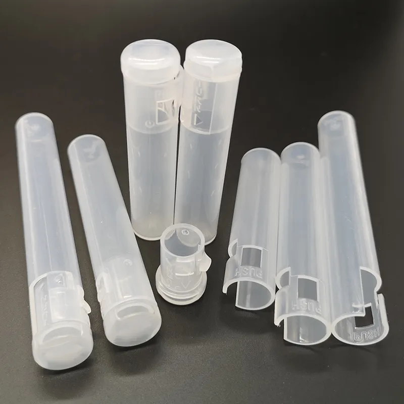Childproof Vape Cartridges Packaging Tubes Press And Turn Preroll king Size Joints Custom Logo Empty Plastic 