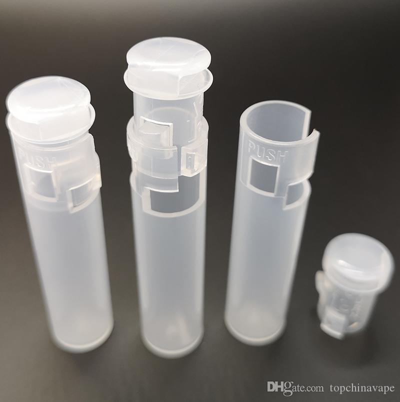 Childproof Vape Cartridges Packaging Tubes Press And Turn Preroll king Size Joints Custom Logo Empty Plastic 