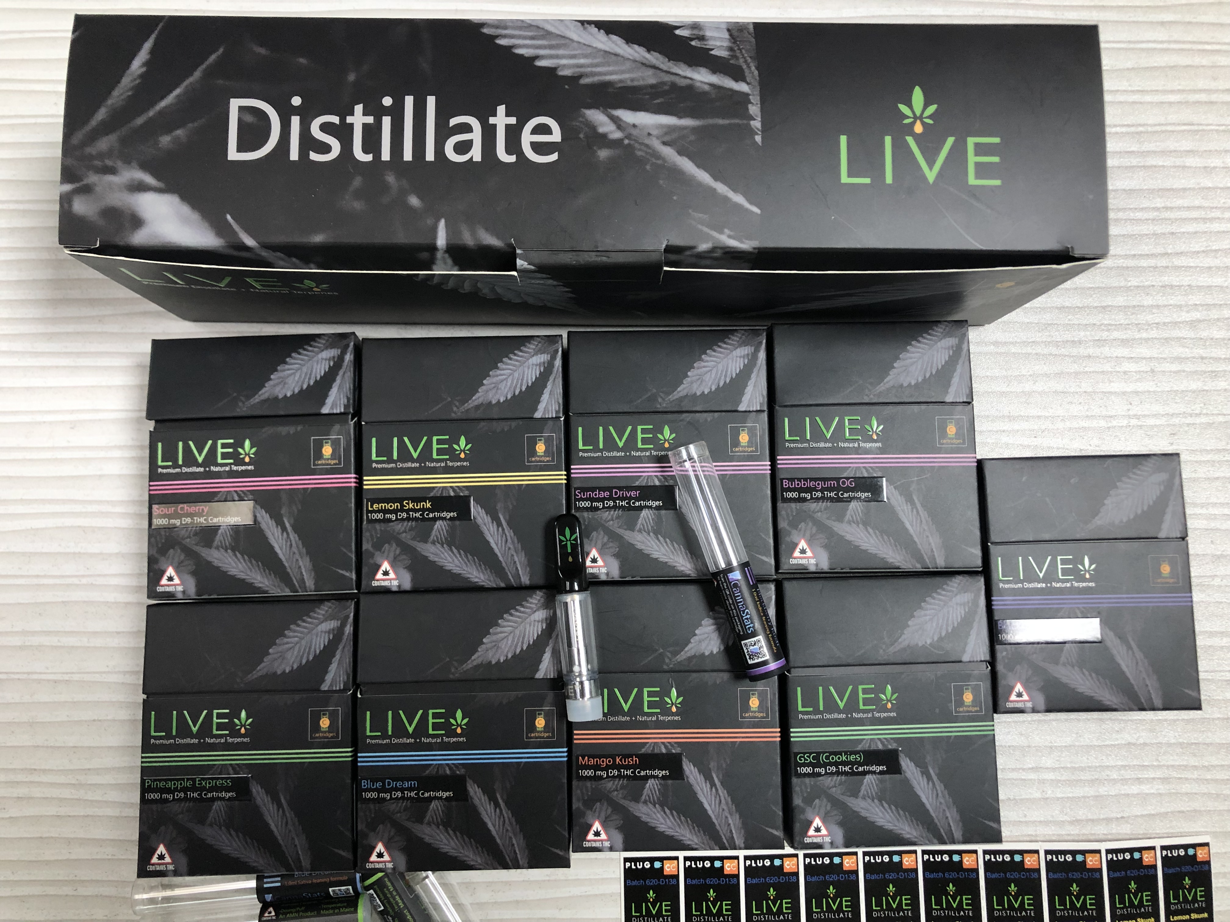 LIVE Distillate 510 Thread D8 D9 D10 Vape Carts Factory Price Ceramic Coil E Cig Empty 0.8ml Atomizer Kits 