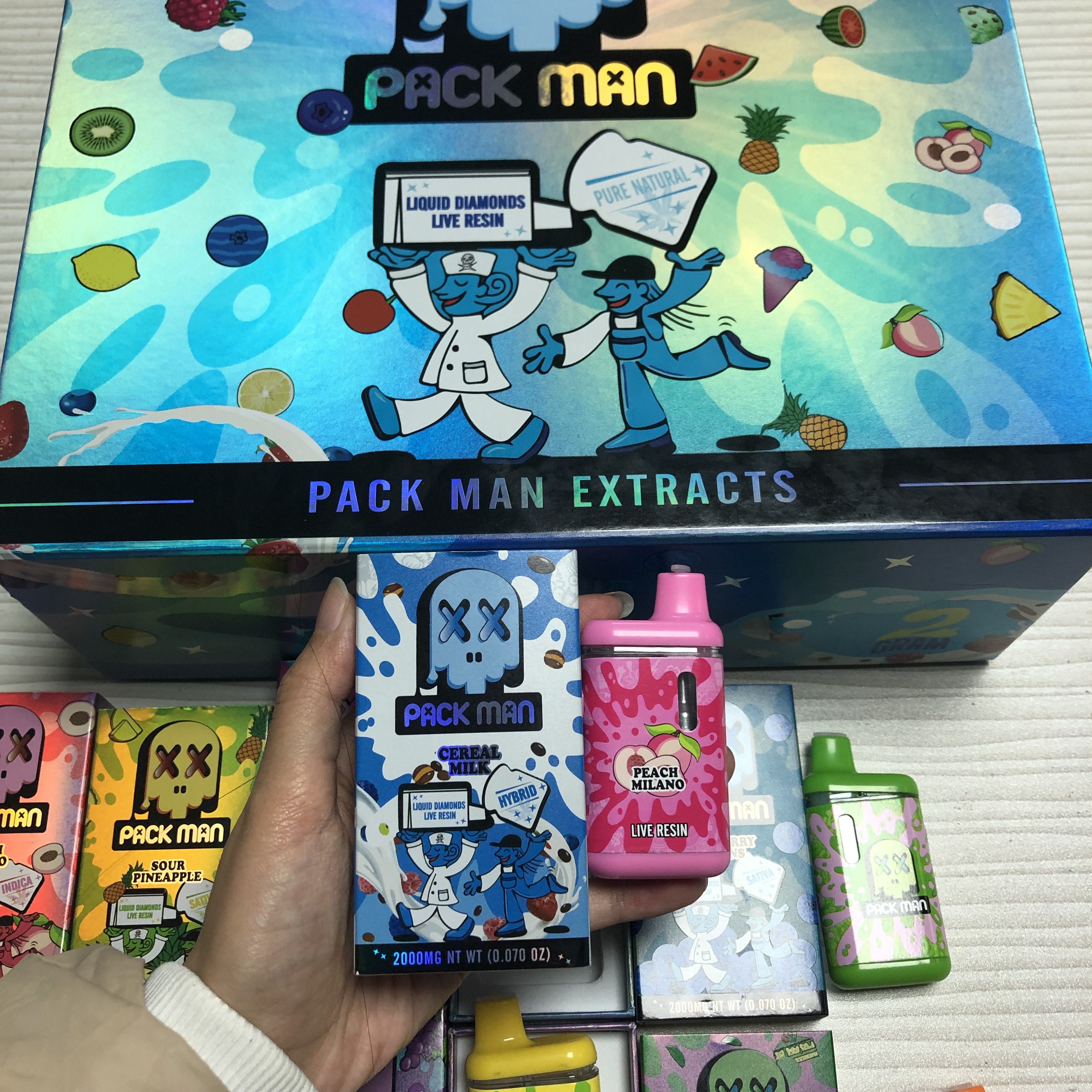 1ml New PACKMAN Pod E Cigarette Disposable Vape Pen Empty Oil Atomizer ...