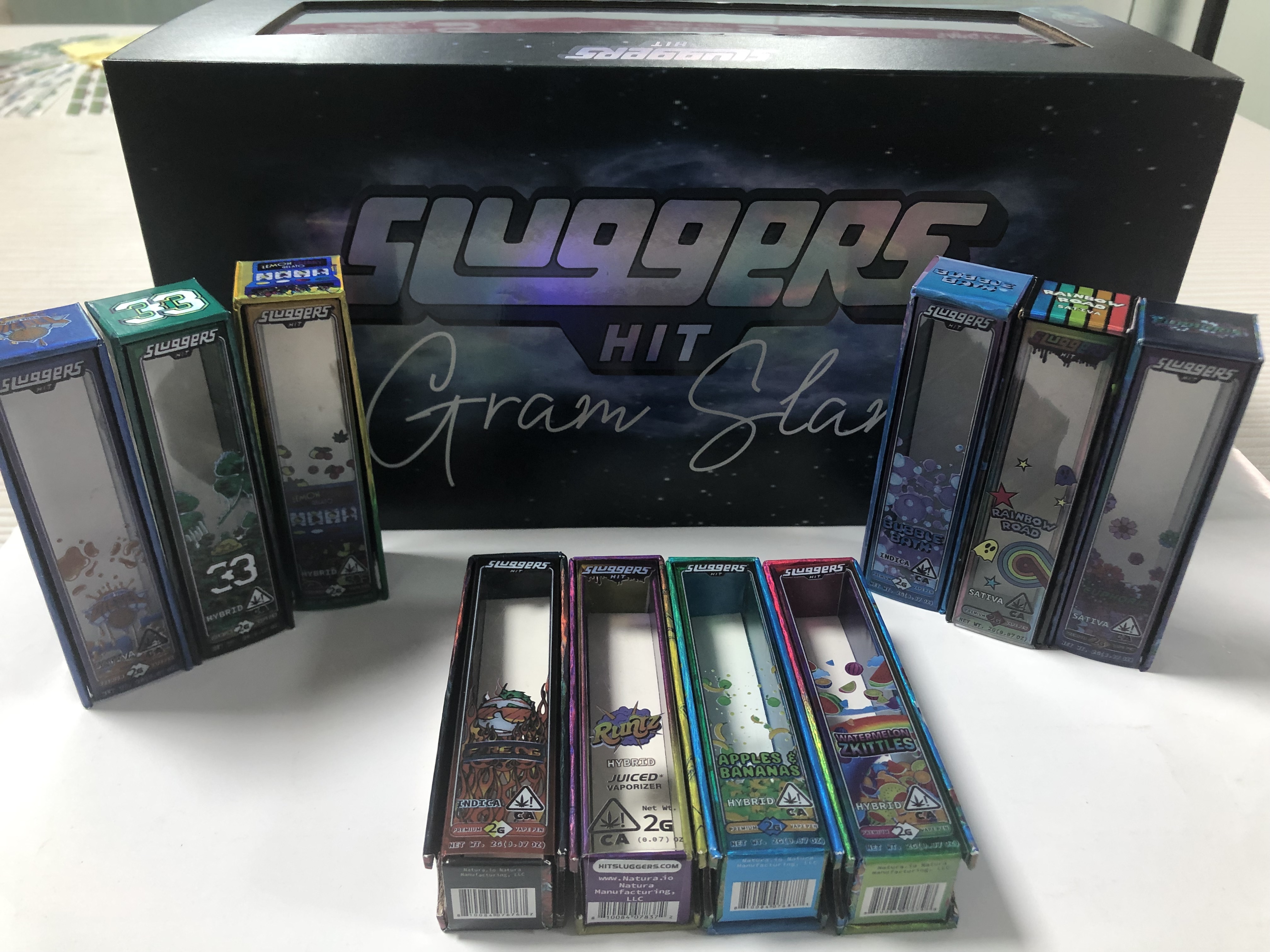USA STOCK 1ML 2ML Sluggers Pod E Cigarette Disposable Vape Pen Empty Oil Atomizer Food Grade Starter Kits