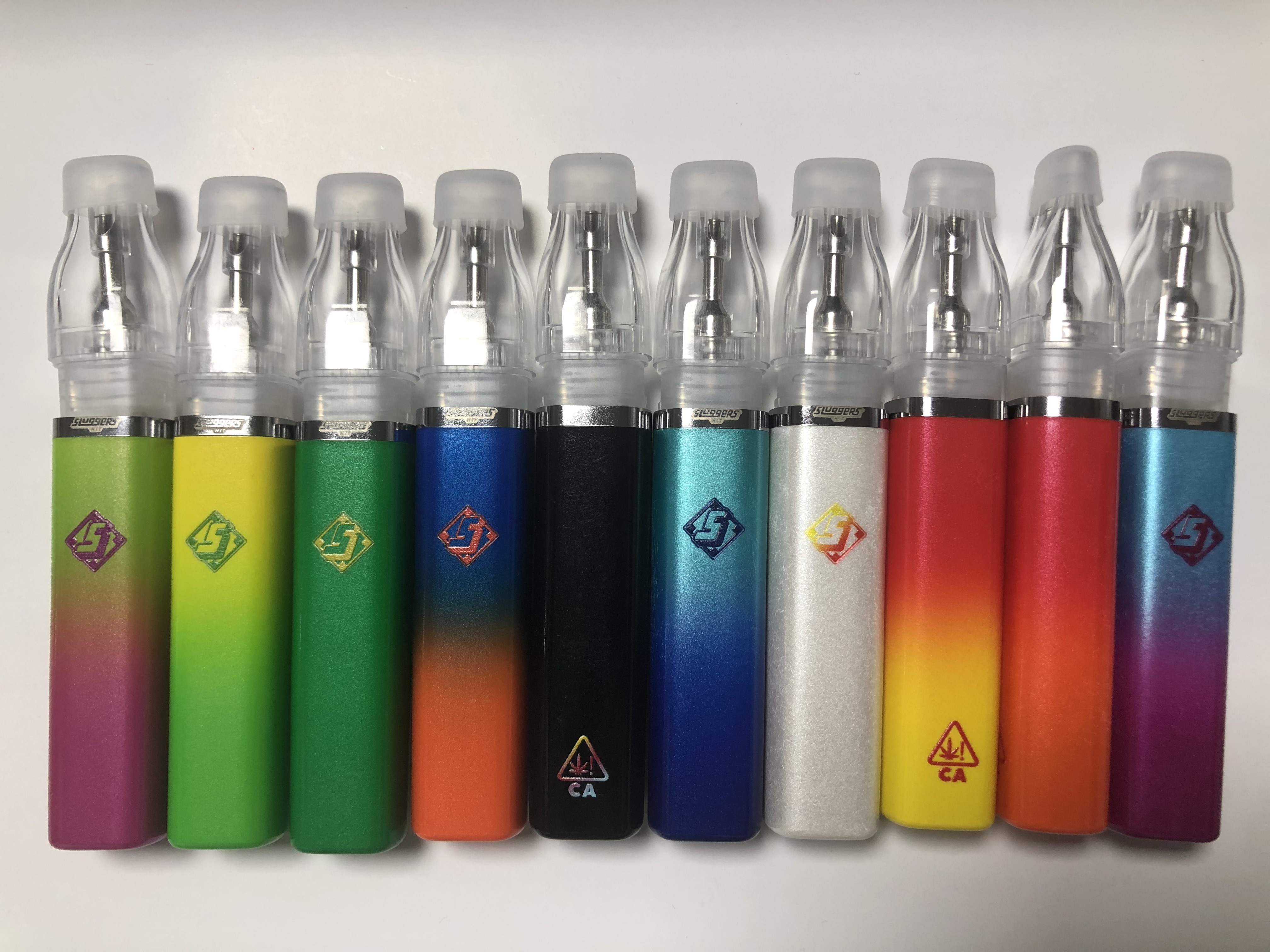 USA STOCK 1ML 2ML Sluggers Pod E Cigarette Disposable Vape Pen Empty Oil Atomizer Food Grade Starter Kits