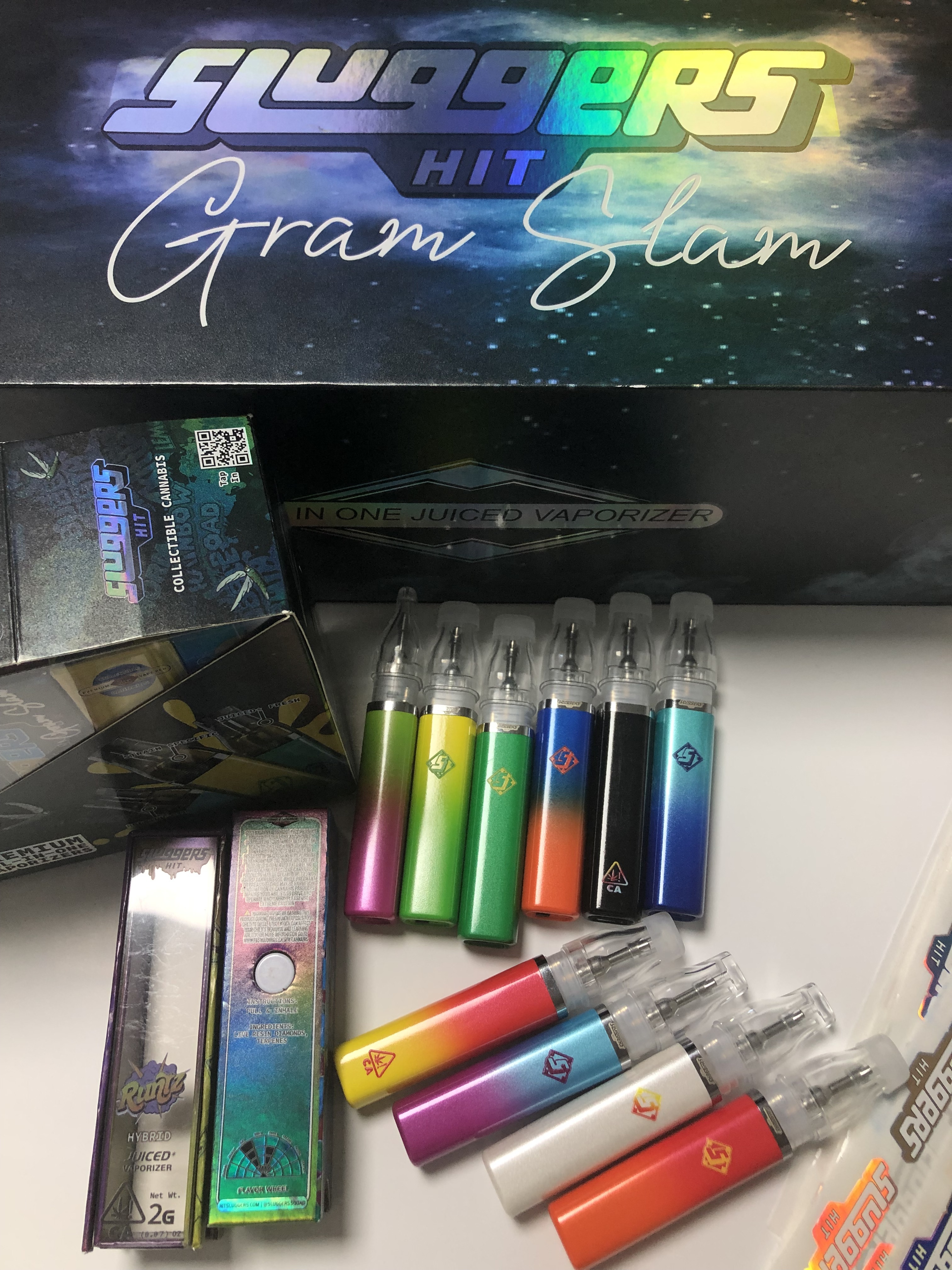 USA STOCK 1ML 2ML Sluggers Pod E Cigarette Disposable Vape Pen Empty Oil Atomizer Food Grade Starter Kits