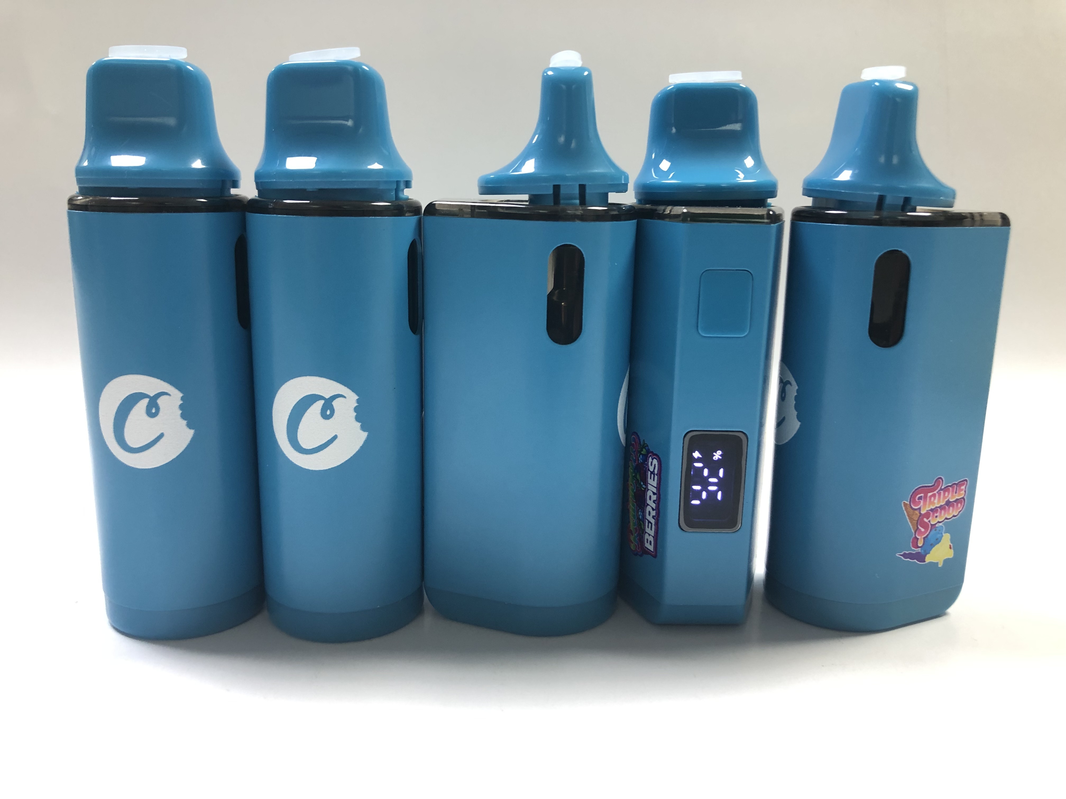 Cookies 2ml Disposable Vape Pen Liquid Diamond Live Resin 10 Flavors Empty Vape Pod with Visible Screen