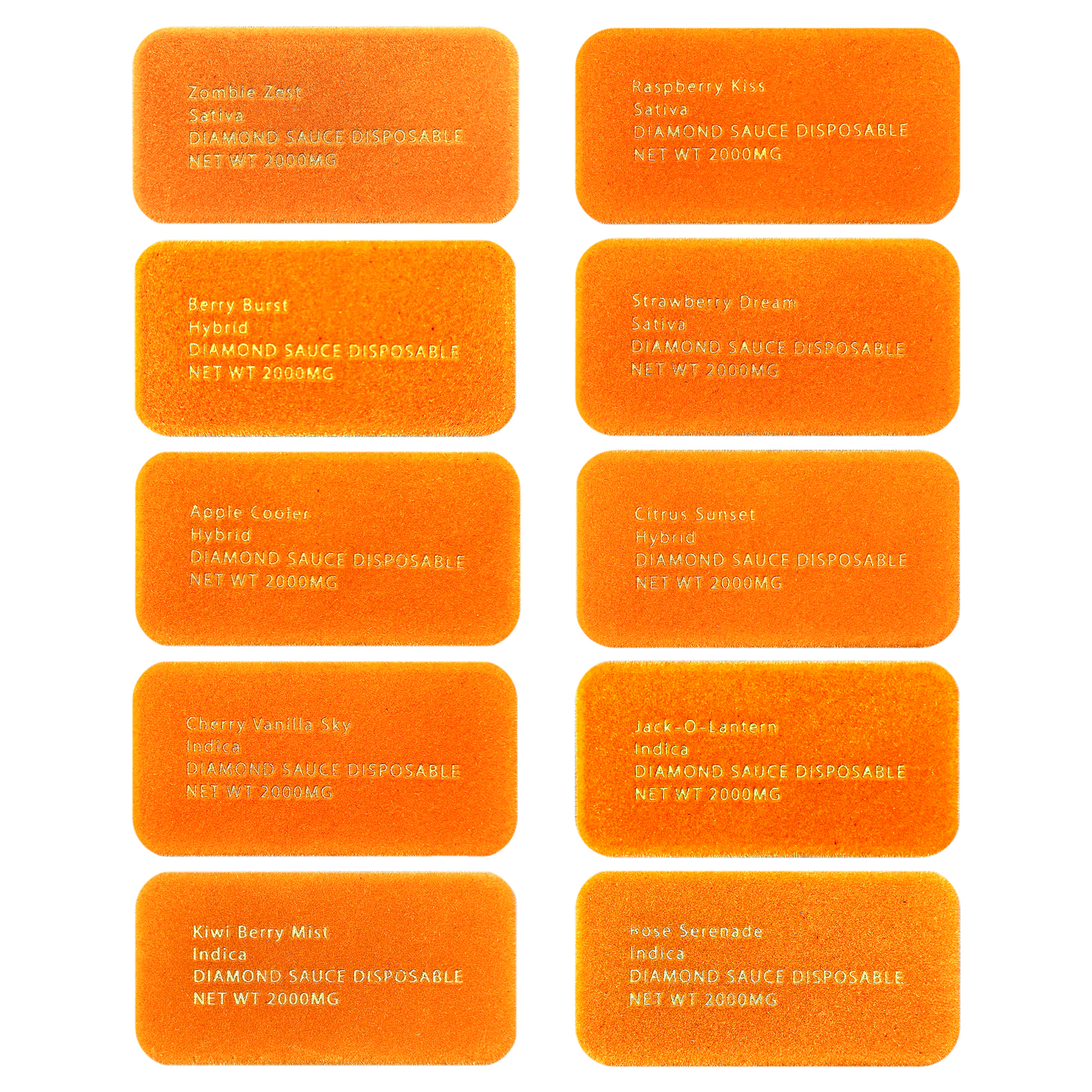 USA UK EU 1g 2g Ace Ultra Orange Premium Disposable Vape Pens Rechargeable Battery 2.0ml Ceramic Coil Cartridges E cigarettes 