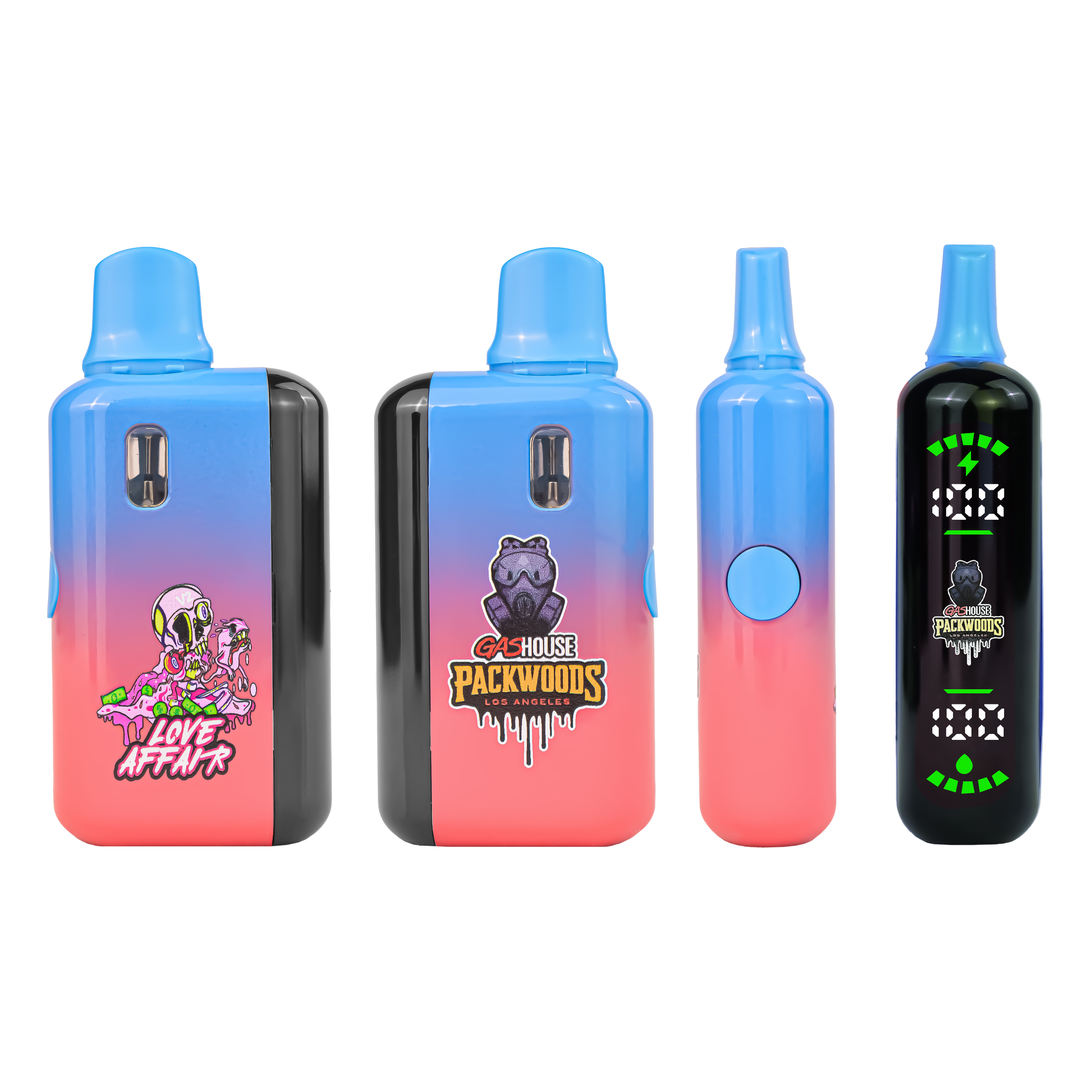 USA UK Gashouse Packwoods V2 2grams Disposable Vape Pen LED Display Screen  USA Stock ECig Vaping