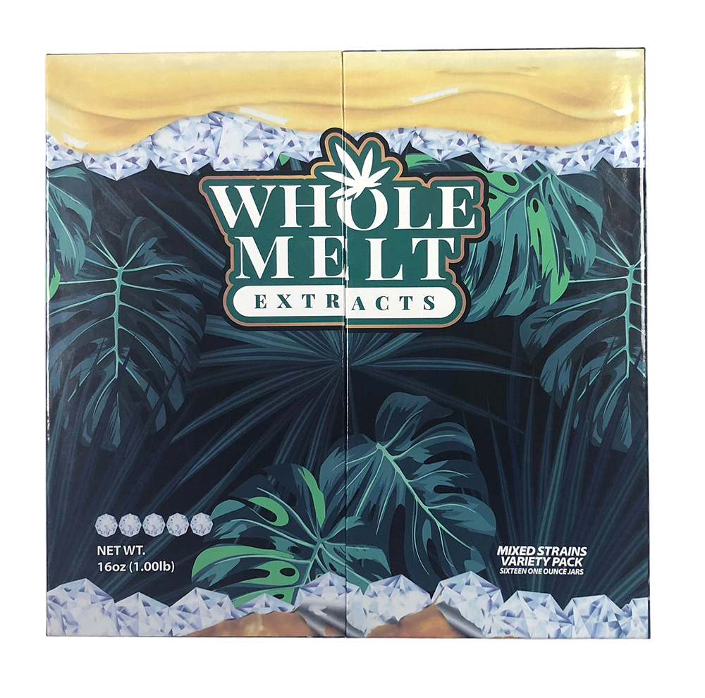 USA STOCK Whole Melt New Flavors Extract Concentrate Glass Jars Premium Extract 1oz Wax Container Packaging Jar