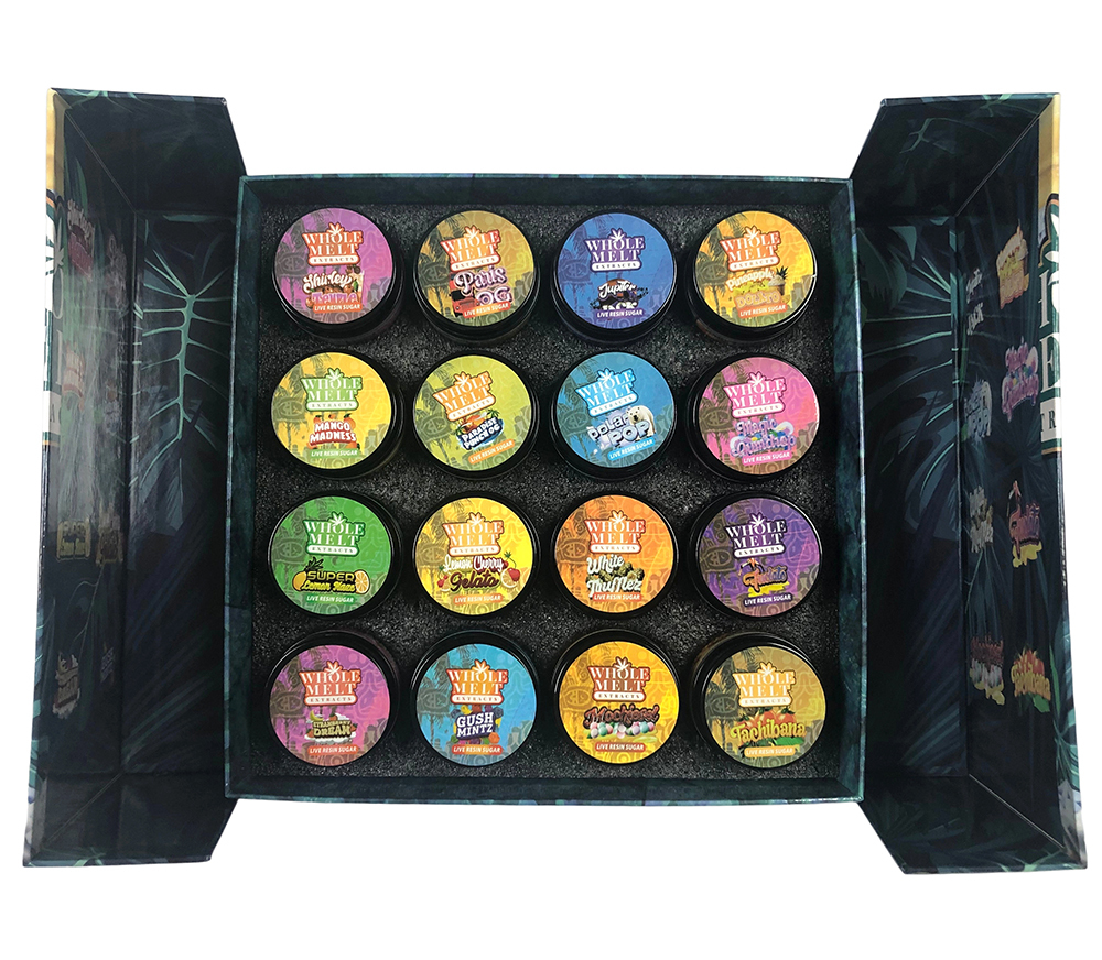 USA STOCK Whole Melt New Flavors Extract Concentrate Glass Jars Premium Extract 1oz Wax Container Packaging Jar