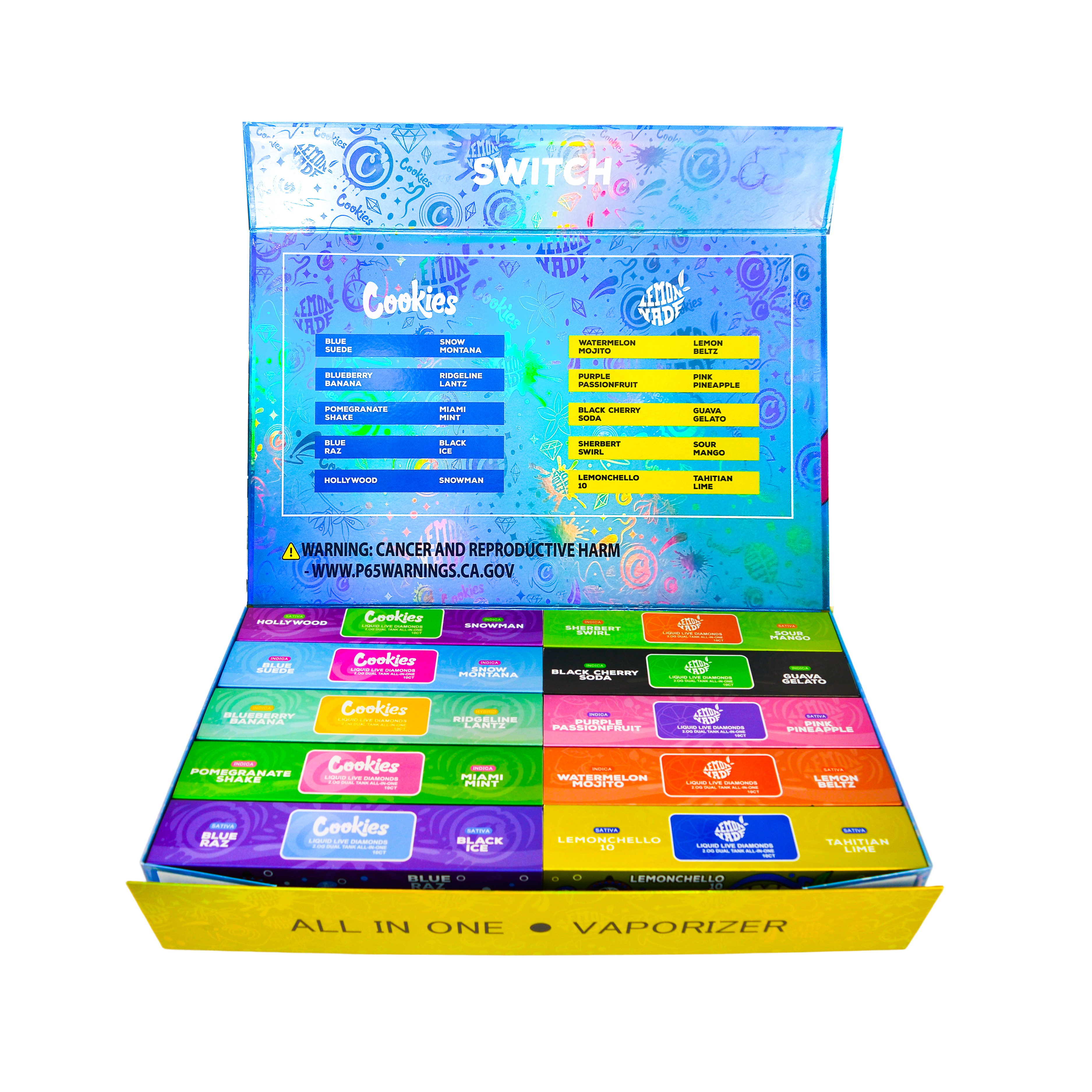 USA STOCK Cookies Lemonade Collabs Dual Chamber Disposable 2ml Vape Pen E Cigarettes Long Life Battery OEM Logo Thick Oil Vaporizer Tank Vape Carts