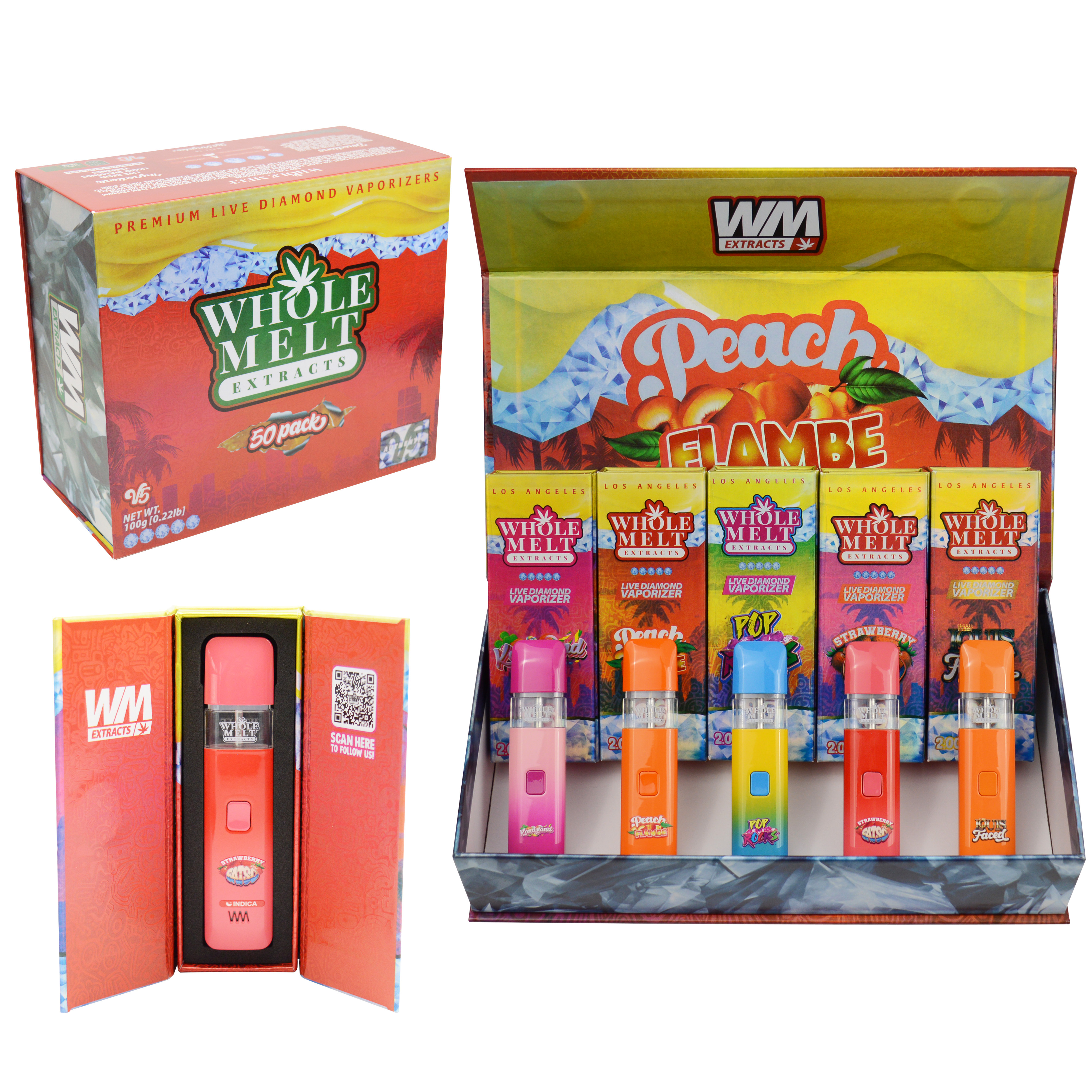 Whole Melt Extracts V5 2G Empty Disposable Vape Pen Bulk USA STOCK Empty Vape  Pens Wholesale