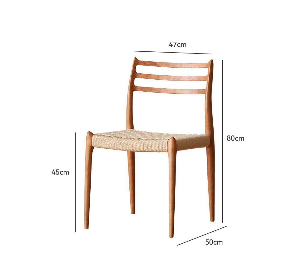 DF1812 Nordic modern solid wood dining chair  