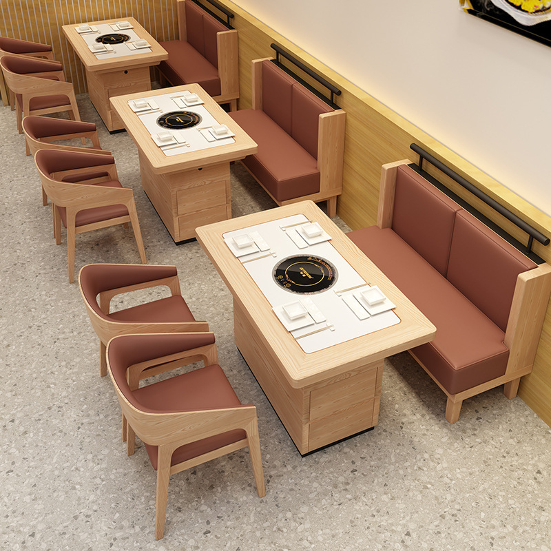 DF5813  chair and booth cafe set  