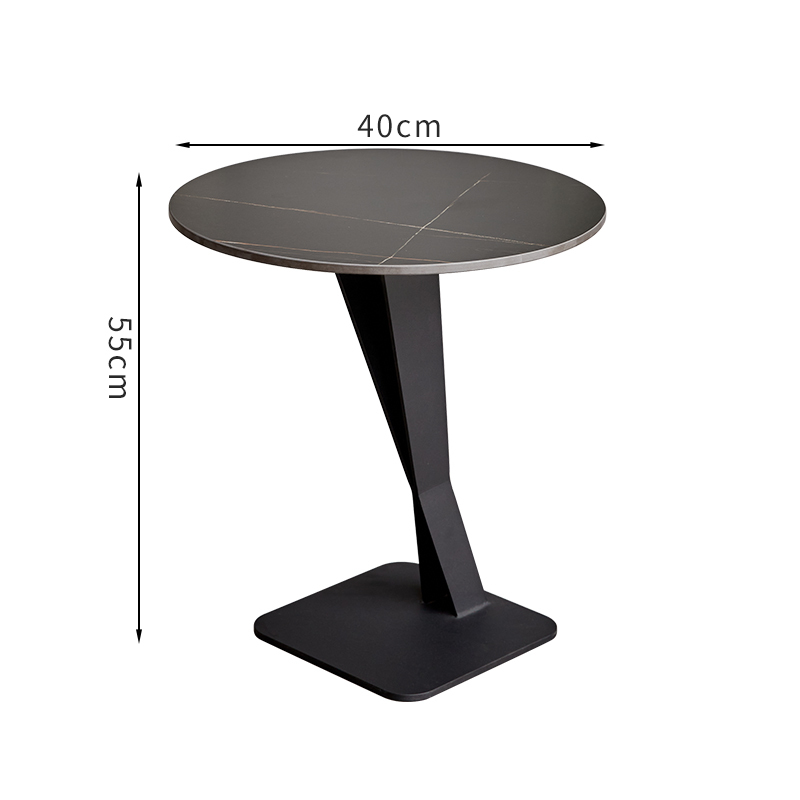 GXY6001 balck and white metal stone marble top small round side table coffee table modern black and white metal stone round coffee table wholesale coffee table,round coffee table