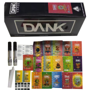 DANK Vape Pen Cartridge Ceramic Coil Atomizers 510 Oil Cart 0.8ml Snap Tip Vaporizer Ecigarettes Cartridges Packaging Empty Cart