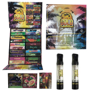 Gold Coast Clear Live Resin Edition Vape Cartridge Ceramic Coil Vape Pen Cartridge Atomizers 510 Oil Cart 0.8ml Vaporizer Ecigarettes Cartridges Packaging Empty Cart