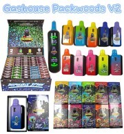 Gashouse Packwoods V2 with LED Digital Display 2ml Disposable Empty Vape Wholesale 10 Flavors Vaporizer