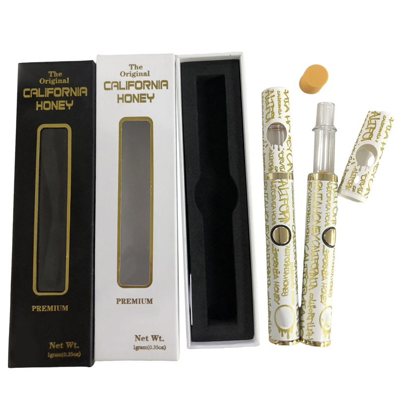 Preheat California Honey Live Resin Edition Disposable Vape Pen All Glass  Cartridge Rechargeable 450mah Vaporizer Adjustable