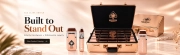 ACE Ultra Switch empty vape cartridge hardware and vape pens displayed with a wholesale supply carrying case