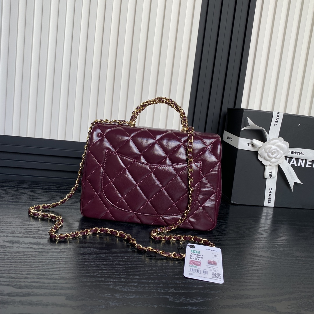 bell CHANEL Chanel 2019 Hot Pink Gabrielle Double Zip Clutch With Chain