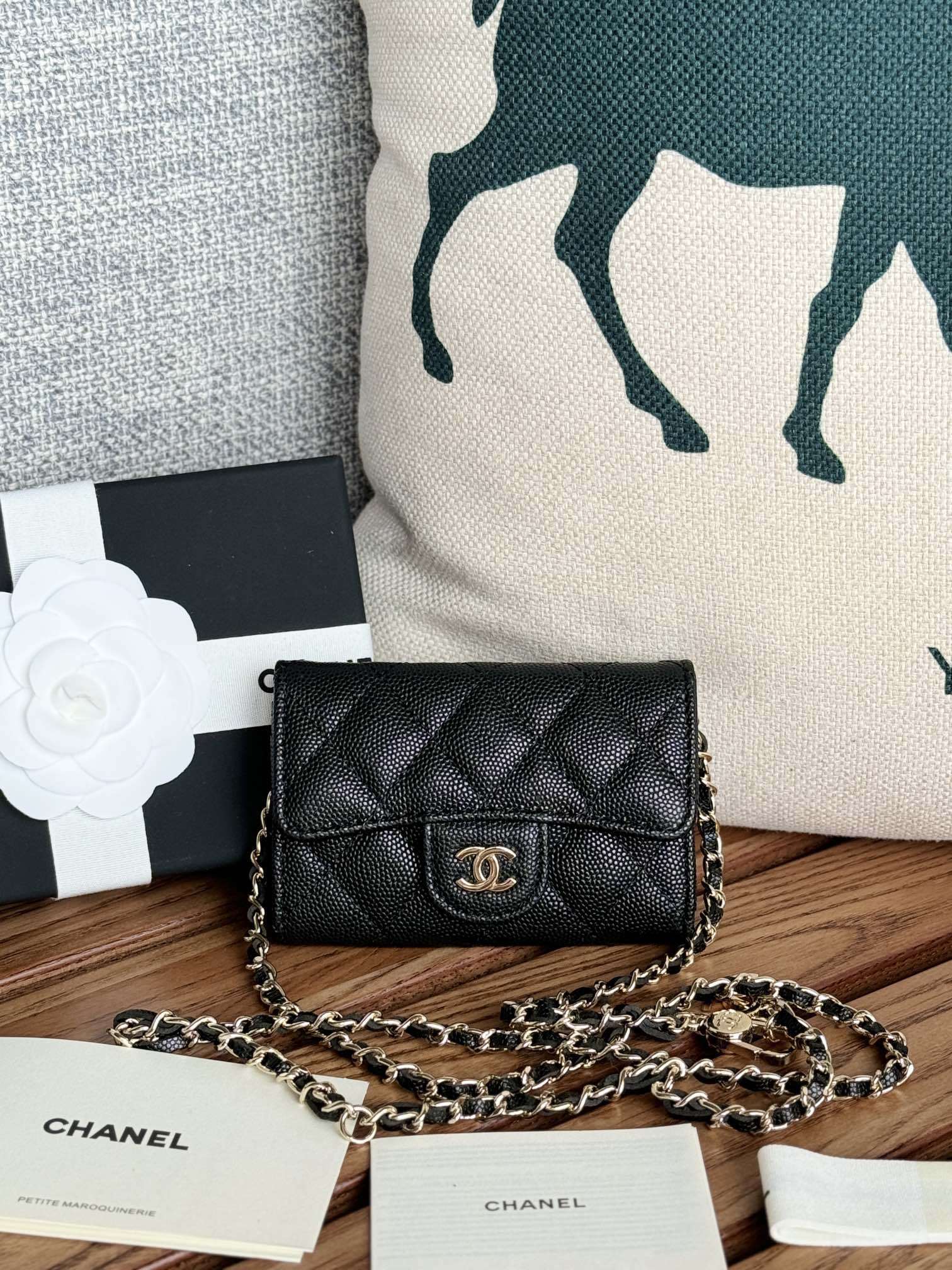 Chanel A81081 WOC chain mini waist bag