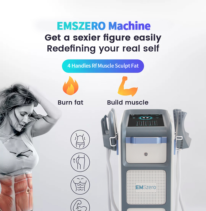 Professional EMSzero Ems Slim Neo Rf Muscle Sculpting Machine With 4 Handles  