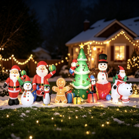 Inflatable Christmas Decorations Elevate Your Holiday Decor