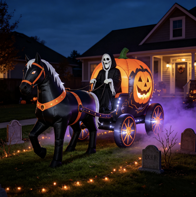 Halloween Inflatable Carriage