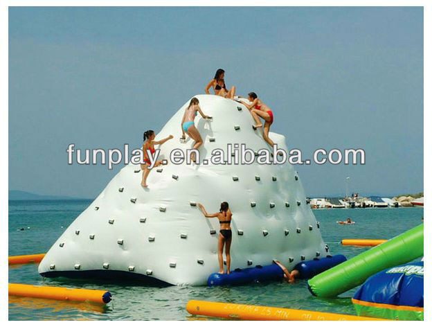 Inflatable water iceberg bracket pool rock climbing inflatable water toy  paradise equipment