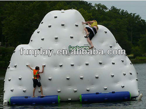 Inflatable water iceberg bracket pool rock climbing inflatable water toy  paradise equipment