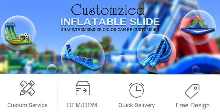 High quality cheap commercial grade giant heavy duty jumbo inflatable water slide with pool