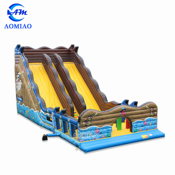 High quality cheap commercial grade giant heavy duty jumbo inflatable water slide with pool