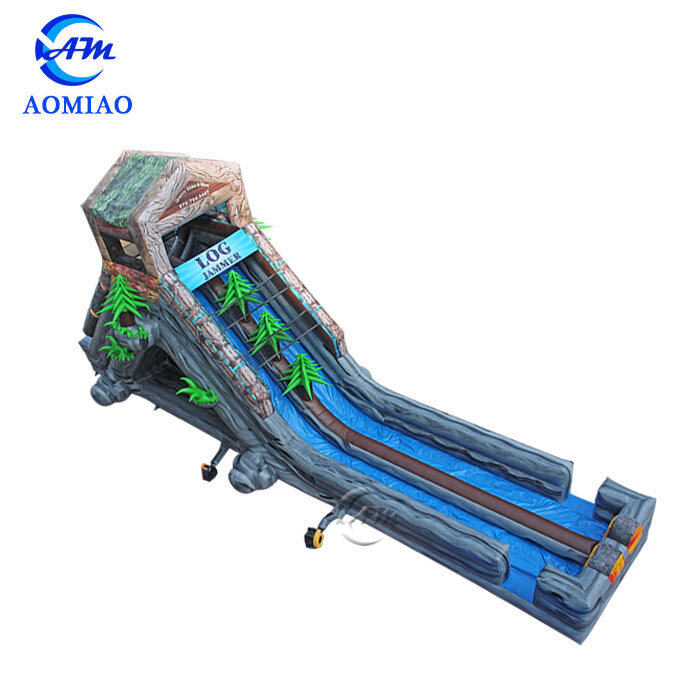 High quality cheap commercial grade giant heavy duty jumbo inflatable water slide with pool
