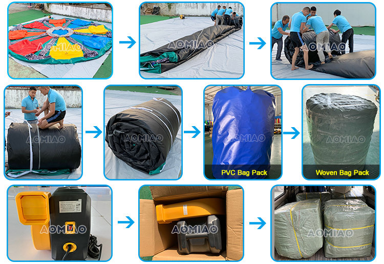 High quality cheap commercial grade giant heavy duty jumbo inflatable water slide with pool