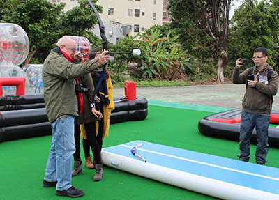 High quality cheap commercial grade giant heavy duty jumbo inflatable water slide with pool