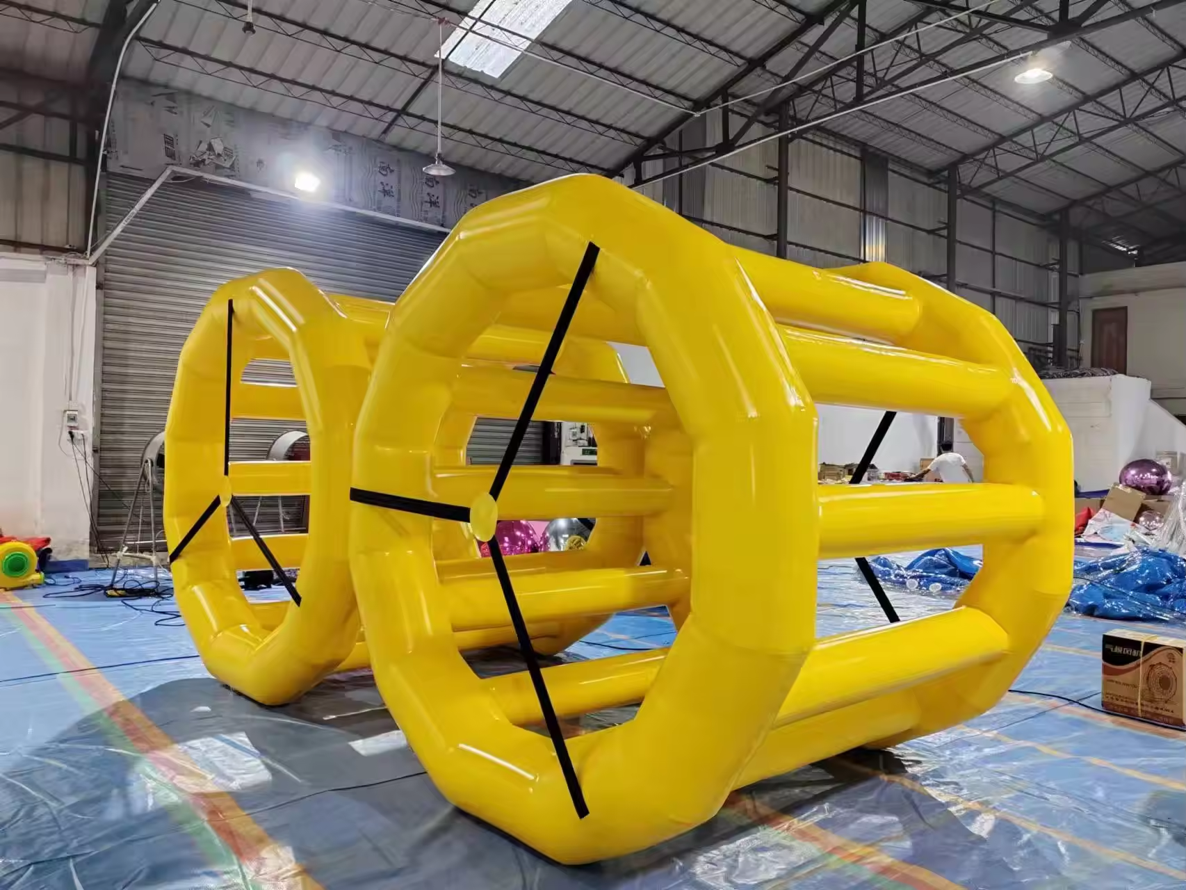 inflatable water rolling wheels