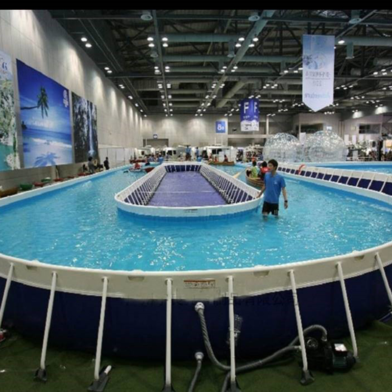  frame pool,swimming pool Outdoor Adult Family Swimming Pool Above Ground Pvc Oval Frame Swimming Pools for Farmed fish Aquatic grow frame pool,swimming pool