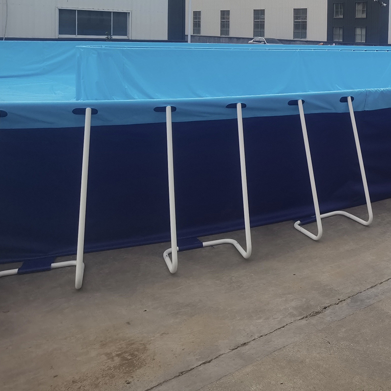  frame pool,swimming pool Outdoor Adult Family Swimming Pool Above Ground Pvc Oval Frame Swimming Pools for Farmed fish Aquatic grow frame pool,swimming pool